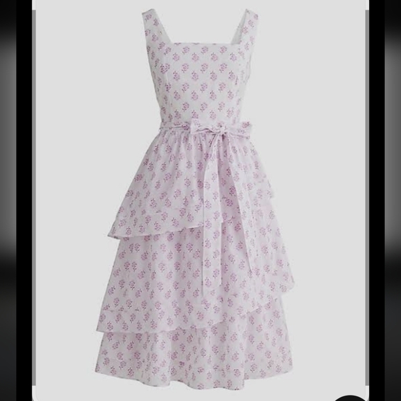 J. Crew Lilac Layered Kids Dress - Picture 7 of 13